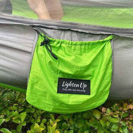 Hamac de camping portable en nylon le plus doux Feistel
 