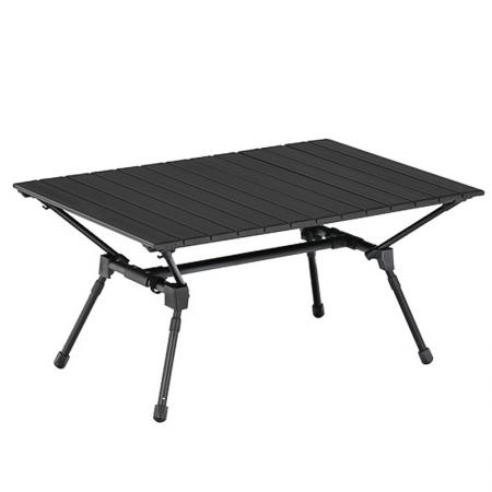 Table de camping pliable en aluminium ultra-léger de nouvelle conception Table de pique-nique pliable OEM ODM Table de camping pliable réglable en hauteur 