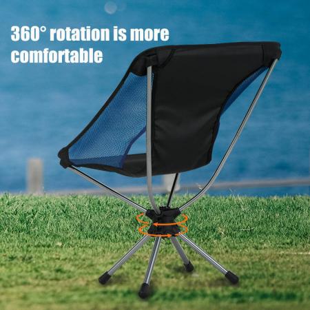 chaise de camping surdimensionnée à vente chaude chaise de camping pivotante ultra légère 