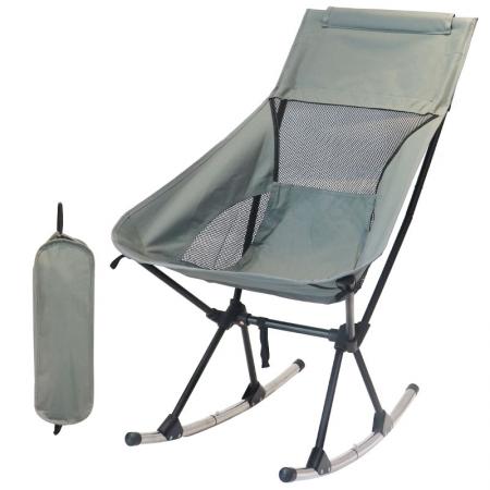 Chaise pliante de camping en gros Chaise inclinable à bascule extérieure Chaise de pêche pliable Furnture 