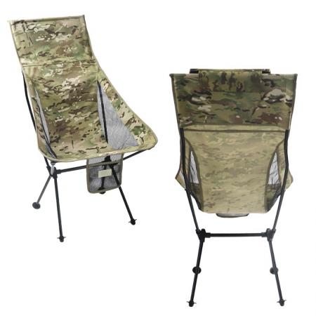 Chaise en alliage d'aluminium pliable de plage chaise d'extérieur de jardin de loisirs portable avec un oreiller détachable 