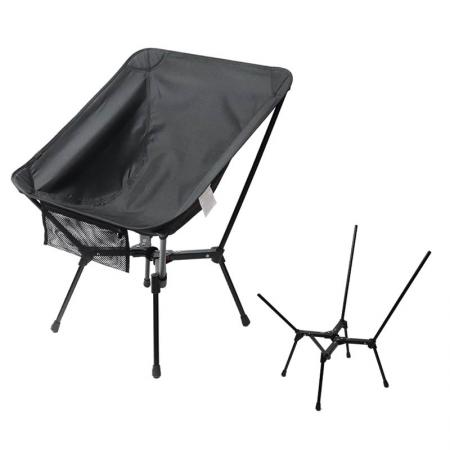 Chaise de pique-nique pliante de plage portative de chaise de camp extérieure en aluminium de LOGO faite sur commande avec la barre de type X 