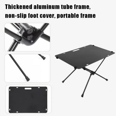 Table tactique extérieure de camping Tables ultra-légères portables Meubles de table tactique en aluminium 