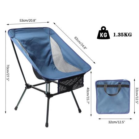 Nouveau Camping Portable chaise d'extérieur loisirs léger confortable espace chaise meubles pliable chaises de haute qualité 