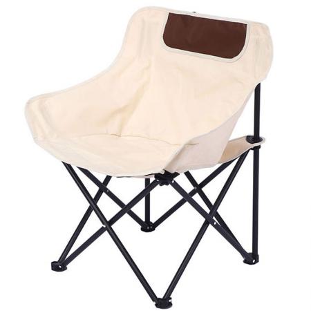 Chaises pliantes portables, Support robuste, chaise lunaire de 350 lb, avec sac de transport, blanc, pour événements en plein air 