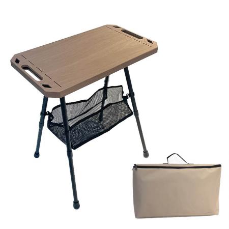 Table pliante de Camping tactique de pique-nique pliable légère en aluminium multifonctionnelle extérieure avec sac de transport
         