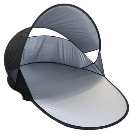 Tente de plage Pop-Up, pare-soleil, tapis UV, grande tente de protection UV adaptée aux besoins du client
         