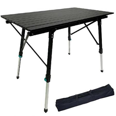 table d'extérieur pliable en aluminium pliante hauteur réglable table pliante camping en plein air léger pour le camping 