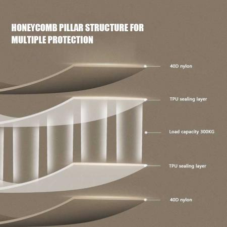 Matelas de Camping gonflable avec pompe à Air Portable, adapté au Camping et à la maison 