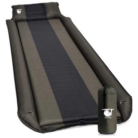 Tapis de couchage ultraléger auto-gonflant pour camping en plein air
     