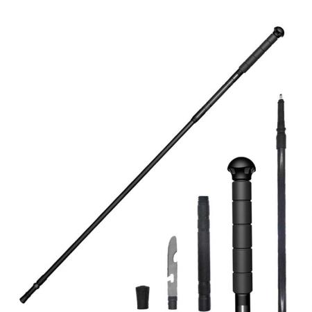 Canne de randonnée rétractable ultralégère multifonctionnelle, équipement d'escalade en plein air