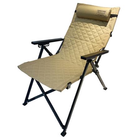 Chaise de camping pliante inclinable et réglable pour l'extérieur 