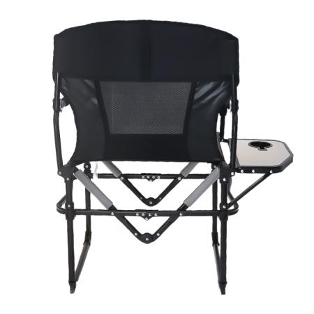 chaise de camping pliante de directeur portatif de relaxation extérieure d'Oxford 600D avec la table d'appoint 