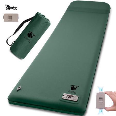 Matelas de Camping auto-gonflable à mémoire Ultra épaisse, coussin de couchage, pompe électrique 