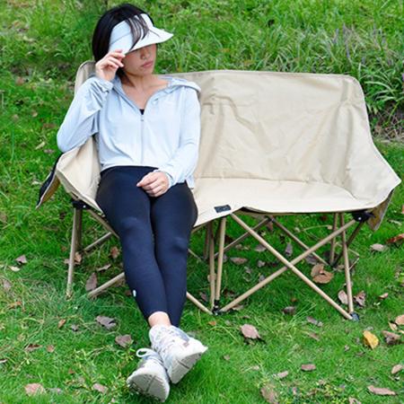 Bas Moq Double siège extérieur Léger pliage de plage Camping Prévalué Prépare 