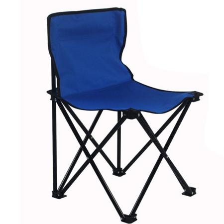 Portabilité pliante de qualité flexible en métal chaise de camping pliant extérieur sans accoudoirs 