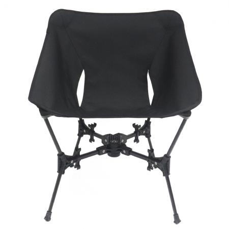 Chaise de camp en aluminium portable pliant léger chaise de camping de lune extérieure 