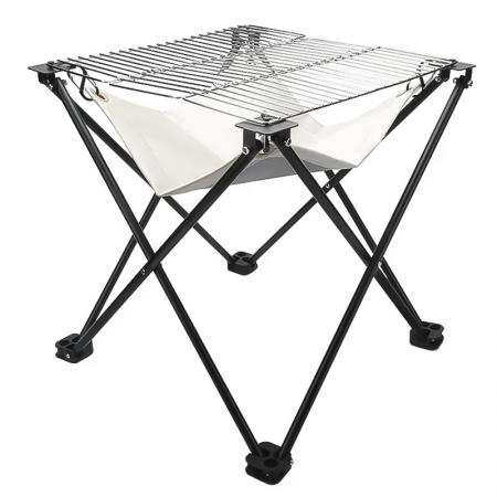 Grill pliant portable extérieur tire-ignifuge 