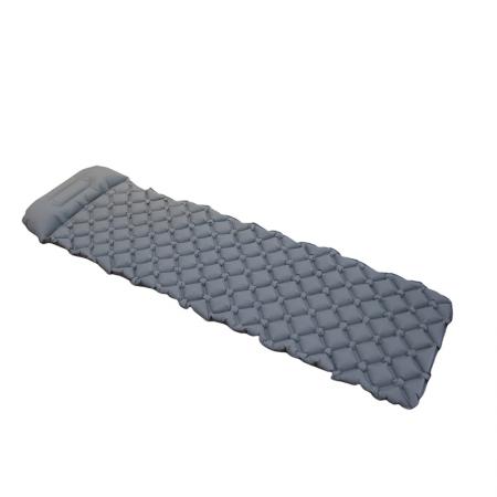 ultralight single sided suede waterproof tpu camping sleeping pad compact inflatable air mattress