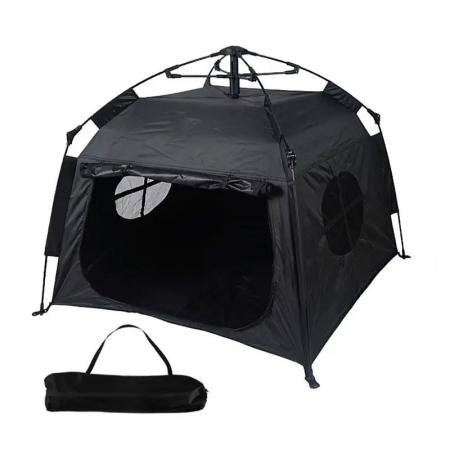 Tente de camping portable pour animaux de compagnie, niche pour chien pliable et automatique, résistante à la pluie et au soleil