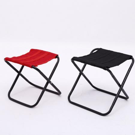 Tabouret de camping de plage en métal pliable et léger, en acier haute résistance et imperméable