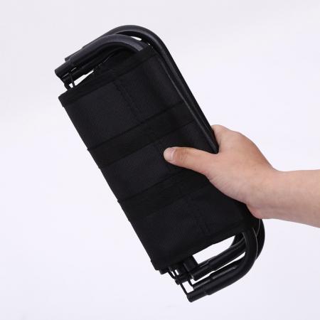 Tabouret de camping de plage en métal pliable et léger, en acier haute résistance et imperméable