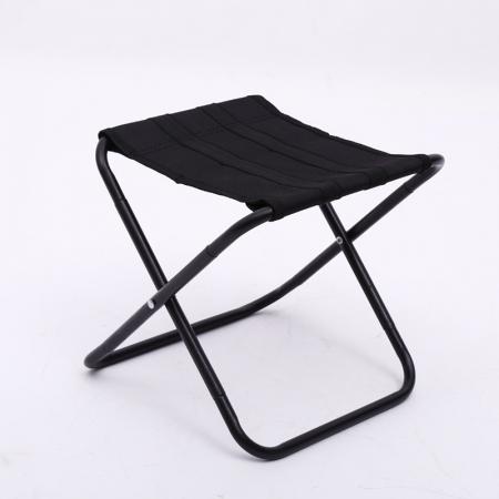 Tabouret de camping de plage en métal pliable et léger, en acier haute résistance et imperméable