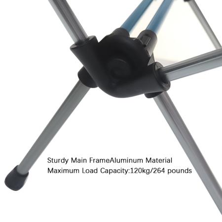 Chaises pliantes légères à double barre pour randonnée, camping, pêche, pique-nique, voyage 