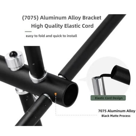 Chaise de plage pliante personnalisée avec poches latérales et chaises de camping pliables 