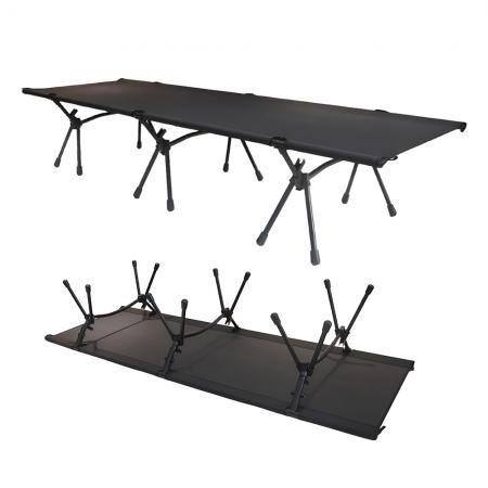 Vente en gros d'équipement de randonnée, lit de voyage, lit de camping pliable à hauteur réglable