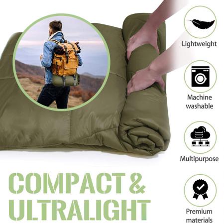2022 nouvelle couverture de camping en plein air imperméable pliable personnalisée couverture en nylon portable pour le camping 