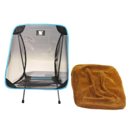 Housse de chaise pliante de camping en laine épaisse et chaude pour l'hiver, idéale pour la randonnée, les pique-niques et les randonnées. Housse de haute qualité pour chaise pliante de camping.