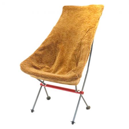 Housse de chaise de camping amovible et chauffante en polaire 