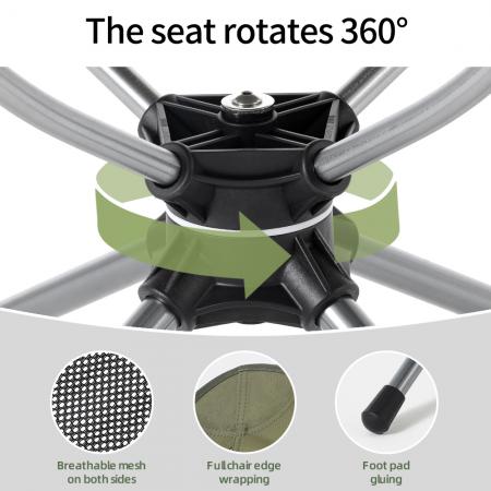 Chaise de plage pliante ultralégère en aluminium, design moderne et logo personnalisé de haute qualité, idéale pour le camping en extérieur. 