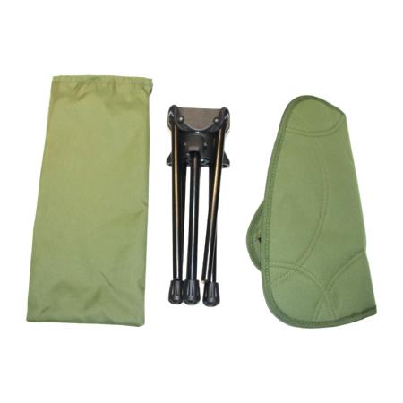 Tabouret de camping pivotant à 360° en alliage d'aluminium léger et tissu Oxford 