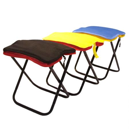 Trousse à crayons pliable et portable en tissu Oxford résistant pour la randonnée et le camping, mini tabouret de poche créatif 