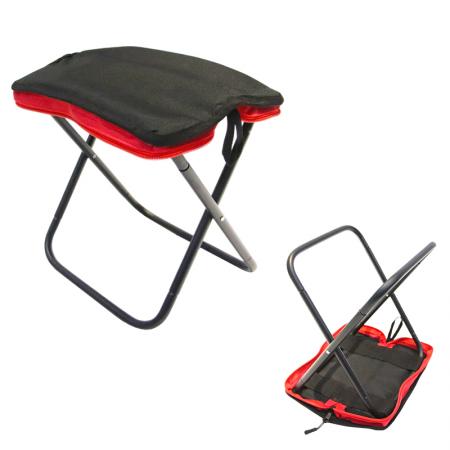 Trousse à crayons pliable et portable en tissu Oxford résistant pour la randonnée et le camping, mini tabouret de poche créatif 