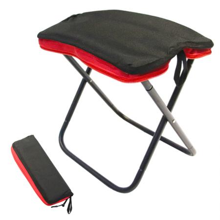 Trousse à crayons pliable et portable en tissu Oxford résistant pour la randonnée et le camping, mini tabouret de poche créatif 