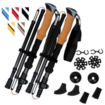 Bâtons de trekking pliables en carbone ultralégers