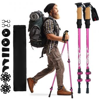 Bâton de randonnée nordique en aluminium 7075