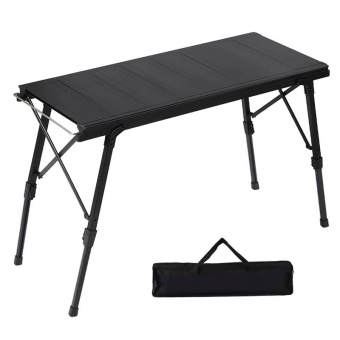 Table de camping pliante en aluminium en forme de X IGT