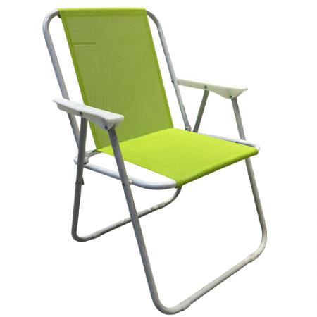 Chaise de camping/pêche portable et facile à transporter, chaise longue pliante légère en métal, chaise de plage 