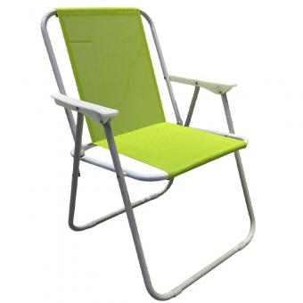 Chaise longue pliante en métal, chaise de plage