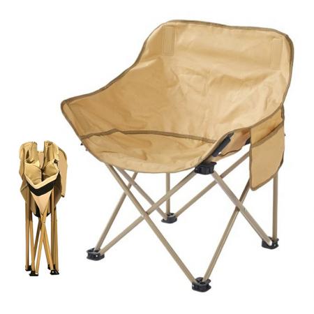 Chaise de plage pliante portable personnalisée avec logo couleur pour le camping et la pêche. 