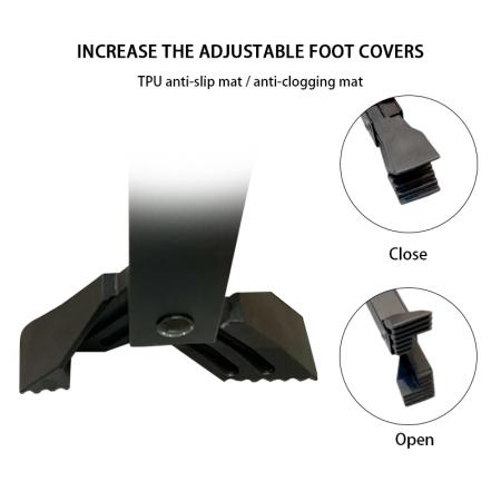 Lit de camp pliable sur mesure, portable, en aluminium, pour adultes, avec poches latérales 