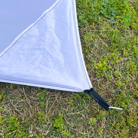 Tapis de pique-nique portable familial, 100 % nylon, anti-sable, compact, idéal pour le camping et la plage.