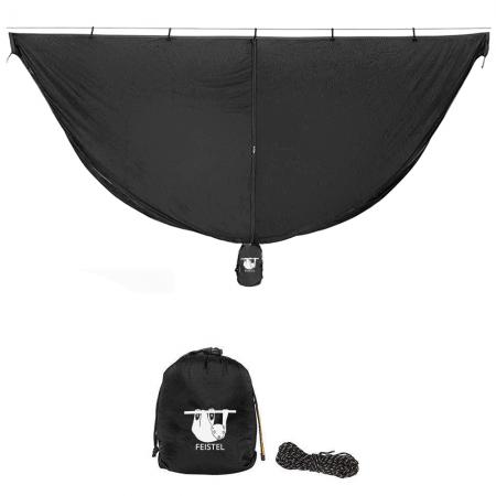 Hamac moustiquaire d'extérieur fin, anti-retournement, en toile de parachute, pour le camping.