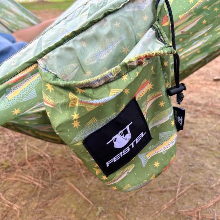 Hamac d'extérieur en nylon parachute, anti-moustiques, pour le camping et la randonnée, capacité 150 kg