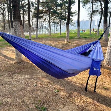 Hamac portable de haute qualité en nylon et tissu, imperméable, pour le camping.