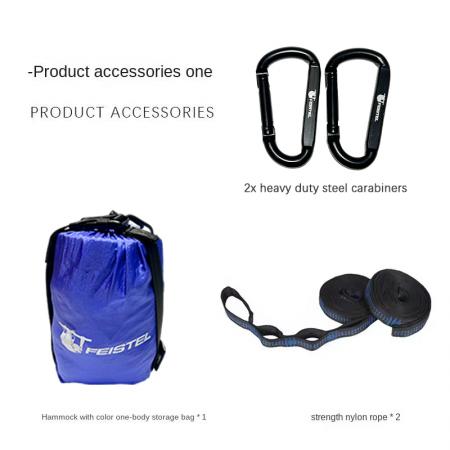 Hamac portable de haute qualité en nylon et tissu, imperméable, pour le camping.
